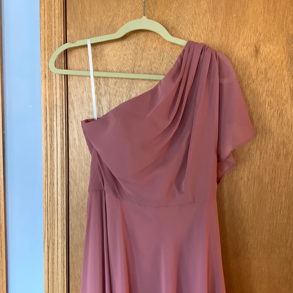 Dusty rose bridesmaid dress